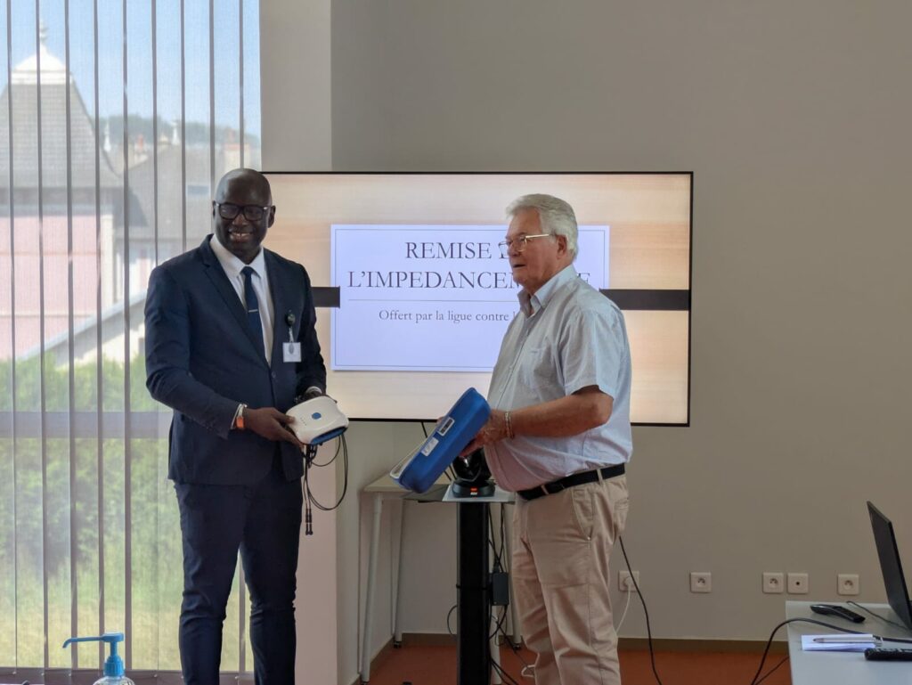 remise de l'impedancemetre photo 4